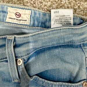 Ag Adriano Goldschmied Women's Sky Blue Denim